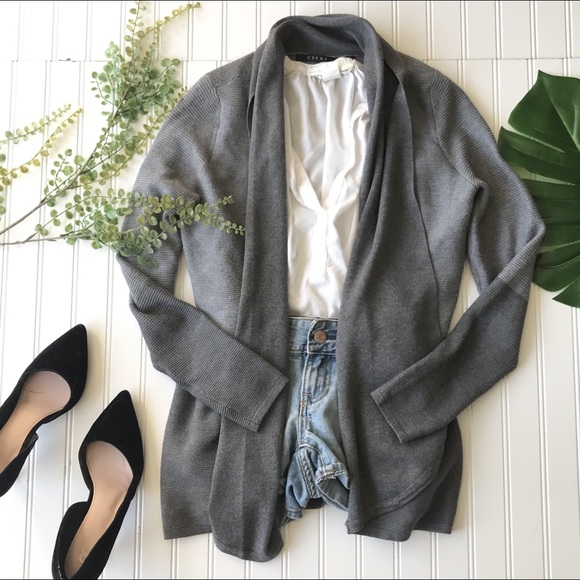 Cyrus Sweaters - Cyrus Nordstrom grey cardigan open front sweather